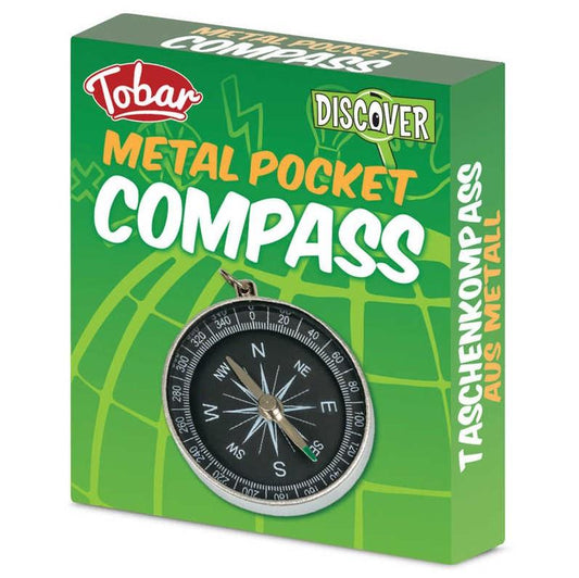 Children's Mini Metal Pocket Compass for Outdoor Adventures