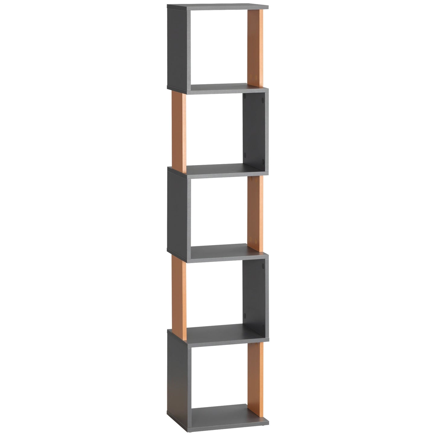Modern 5-Tier Bookshelf