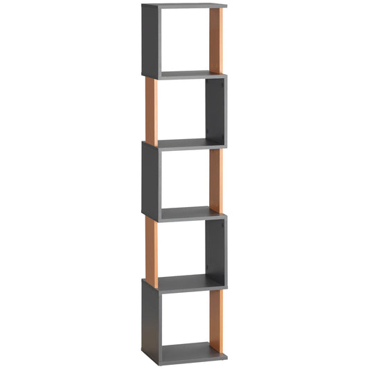 Modern 5-Tier Bookshelf