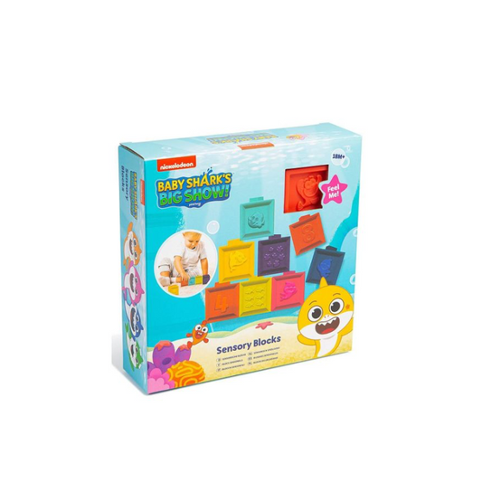 Wholesale Baby Shark Sensory Blocks - (Case of 12)