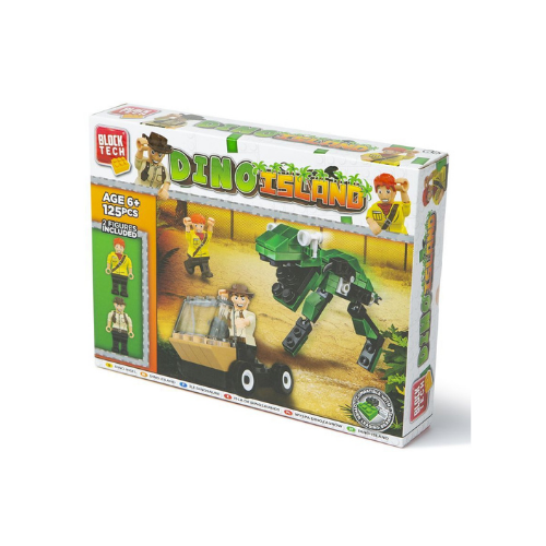 Wholesale Block Tech Dinosaur Island Set - (Case of 12)