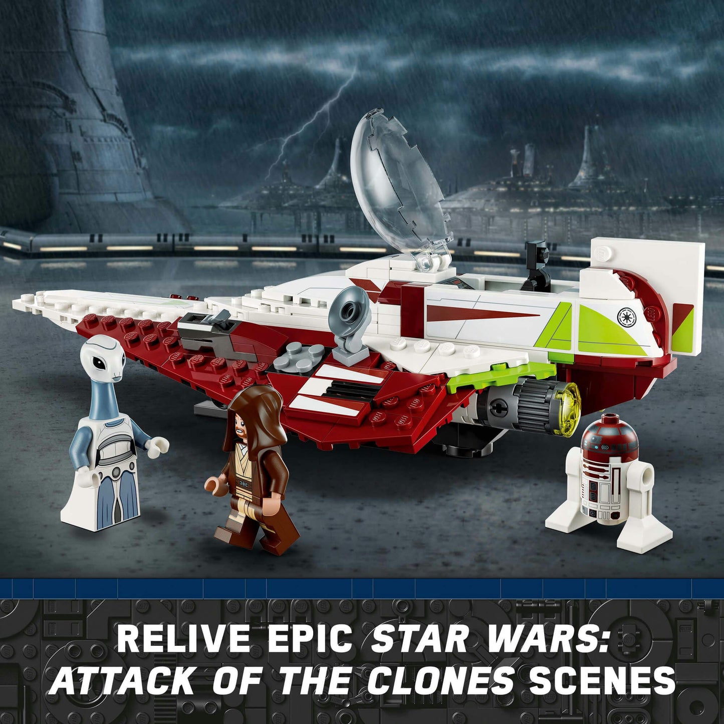 Lego Star Wars 75333 Obi-Wan Kenobi’s Jedi Starfighter for Ages 7 & Up
