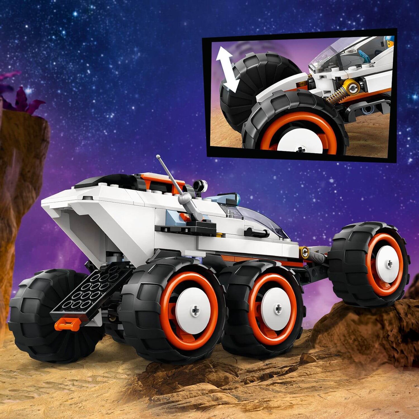 Lego City Space 60431 Space Explorer Rover & Alien Life for Ages 6+