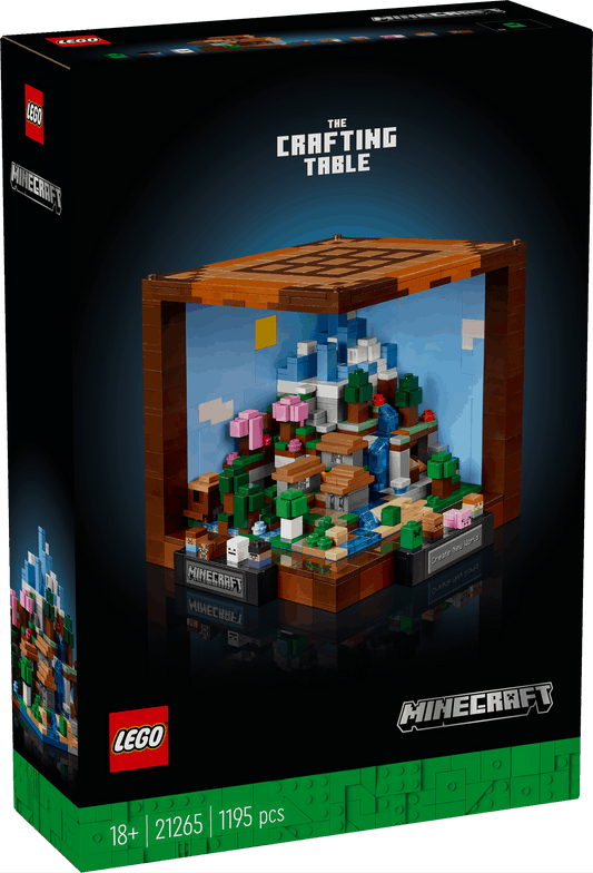 Lego Minecraft 21265 The Crafting Table Model for Adults Age 18 and Up