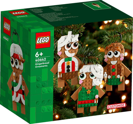 Lego Christmas 40642 Gingerbread Ornaments Seasonal Playset for Age 6+