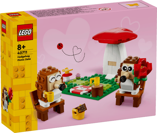 Lego Valentine's Day 40711 Hedgehog Picnic Date Gift for Ages 8 and Up