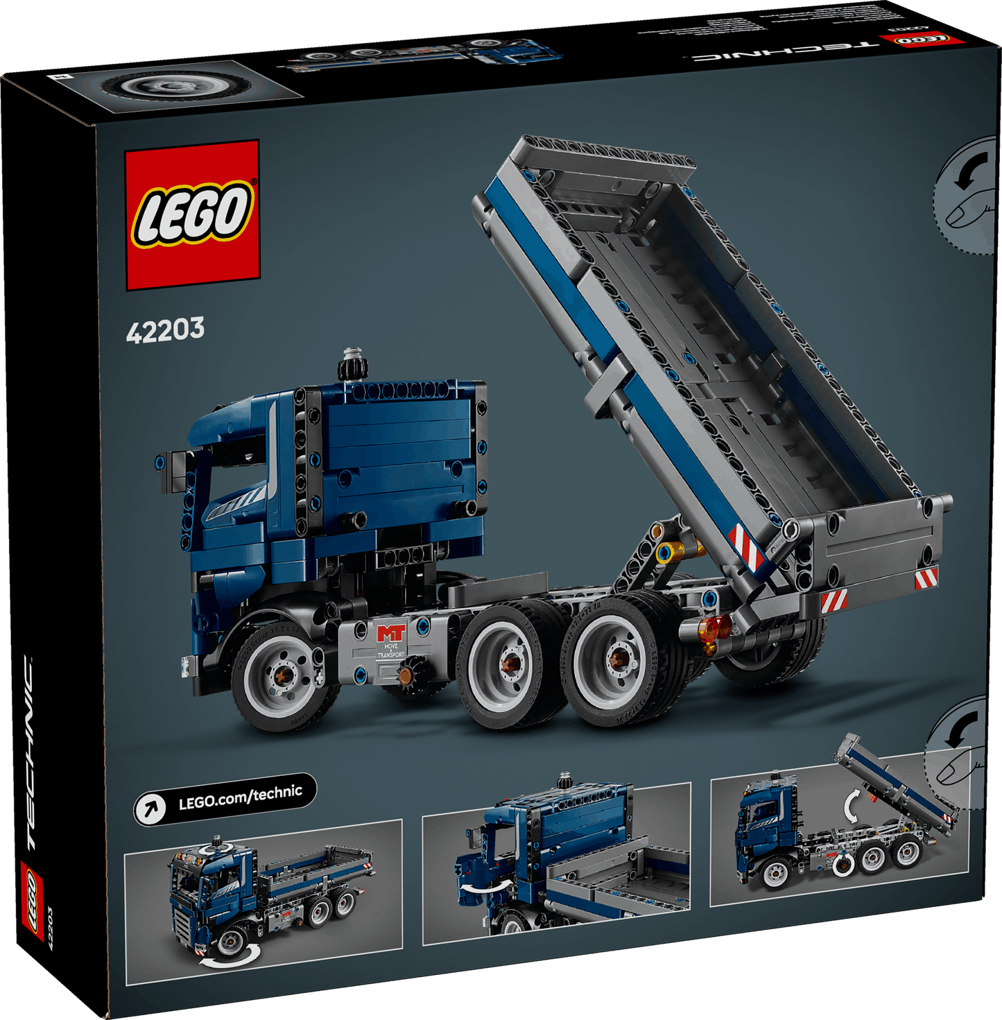 Lego Technic 42203 Tipping Dump Truck Toy Model Set for Ages 9 and Up