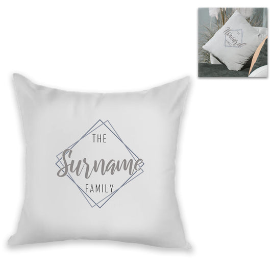Personalised Cushion - The Surname Family