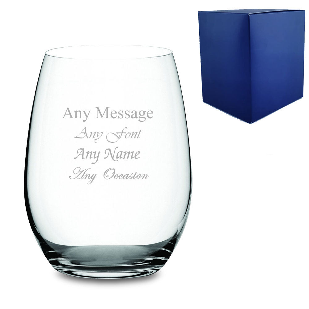 Personalised Engraved Custom Gin Glasses Birthday Wedding Gifts For Her Mum