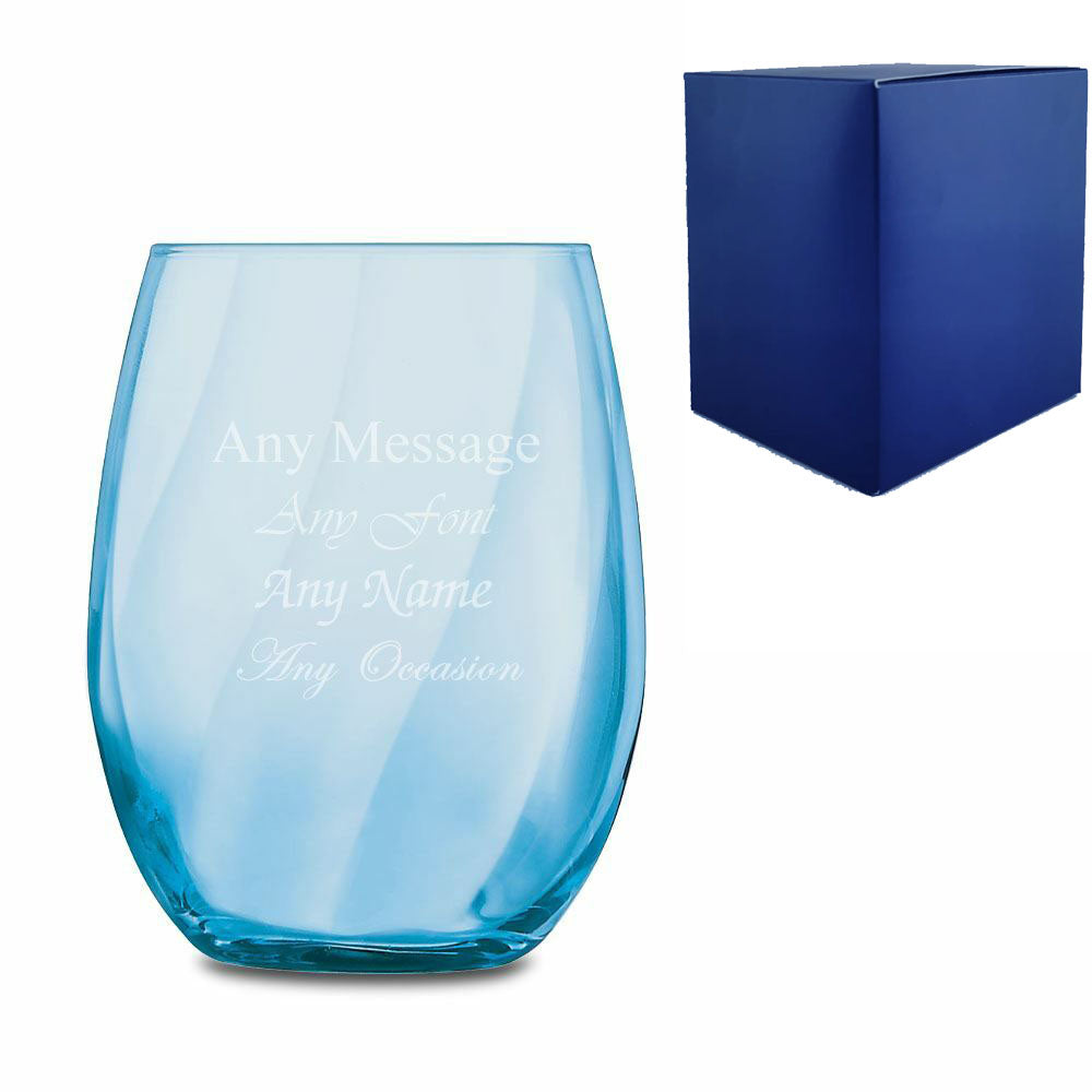 Personalised Engraved Custom Gin Glasses Birthday Wedding Gifts For Her Mum