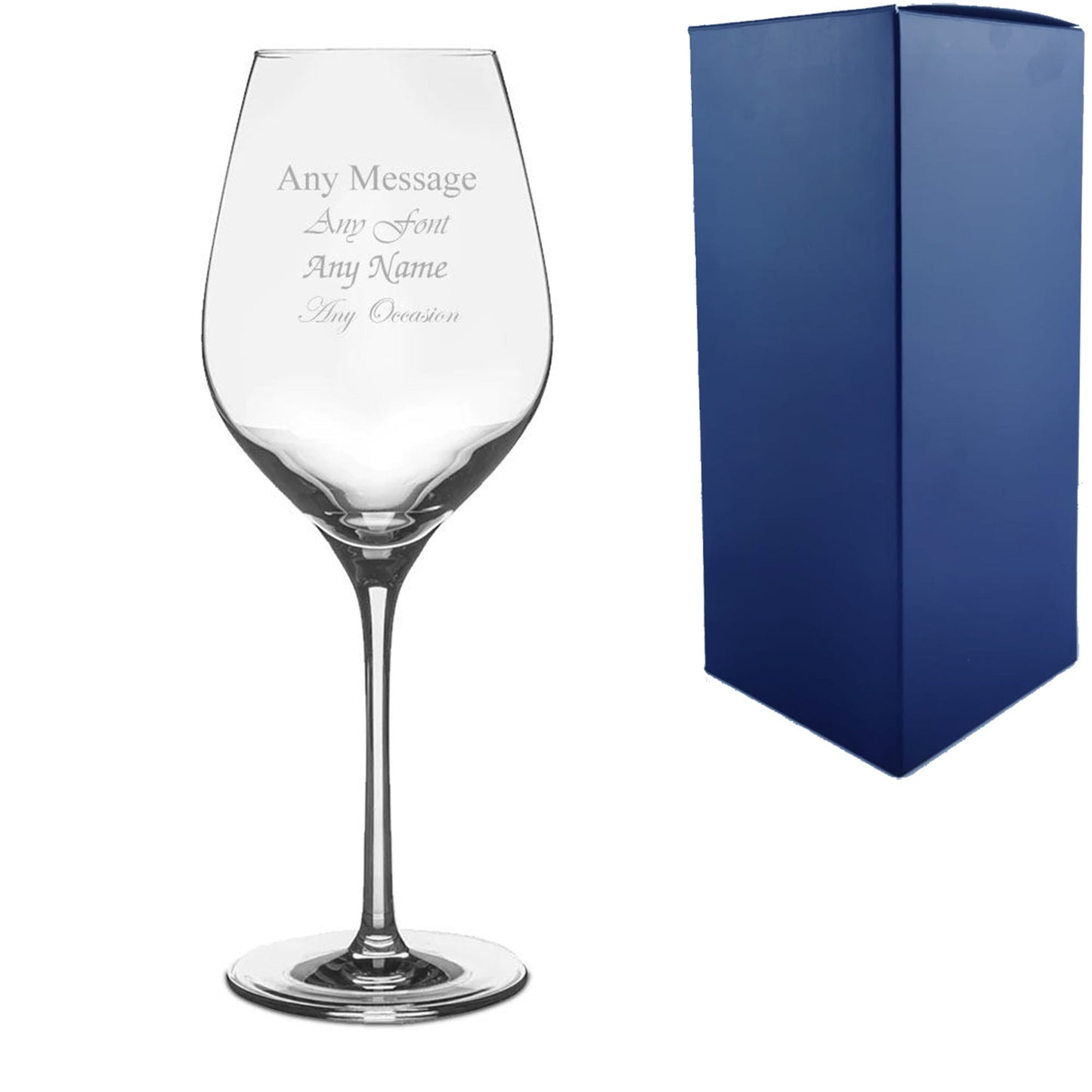 Engraved 17oz Exquisit Royal Red Wine Glass