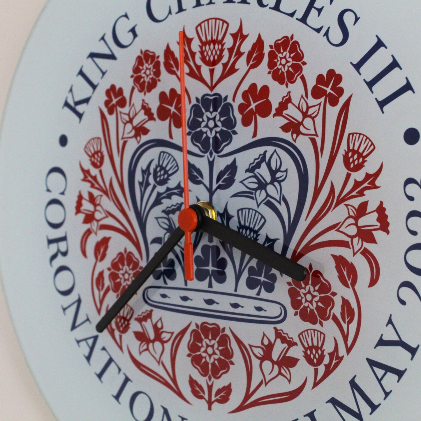 Printed Commemorative Coronation of the King Wall Clock