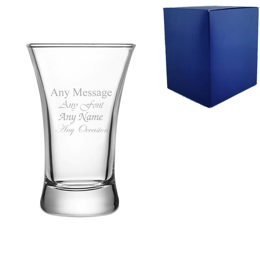 Engraved 70ml Tall Hot Shot Glass