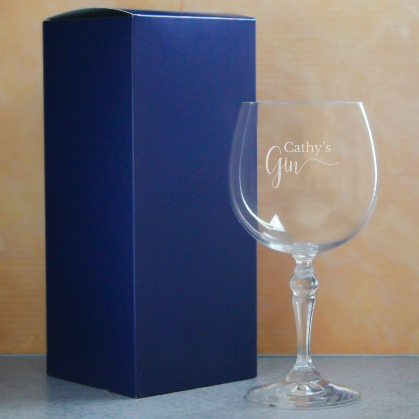 Engraved Personalised Cocktail & Bar Glassware, Custom Name or Message, Gift Box Included