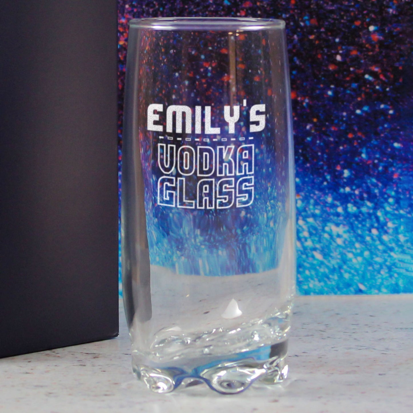 Personalised Engraved Vodka Adora Hiball with 'Name's Vodka Glass' Design