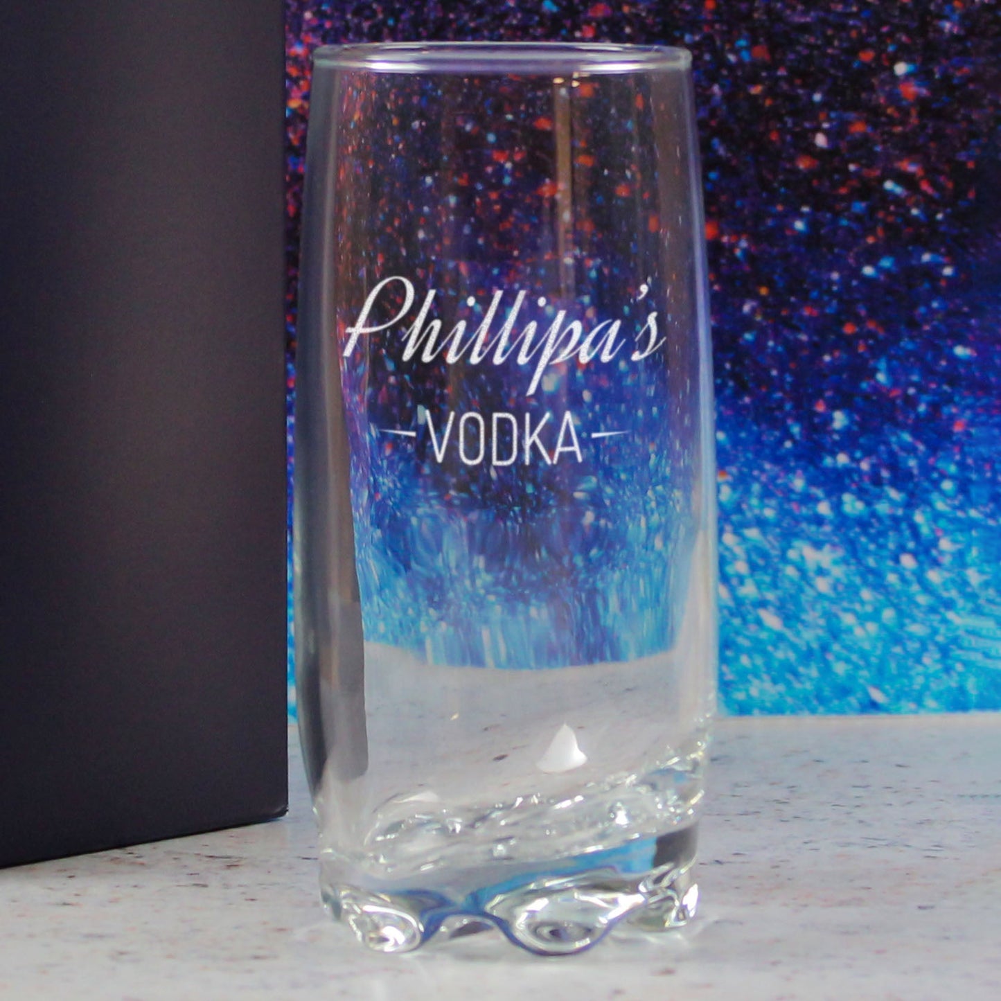 Personalised Engraved Novelty Vodka Adora Hiball with 'Name's Vodka' Design