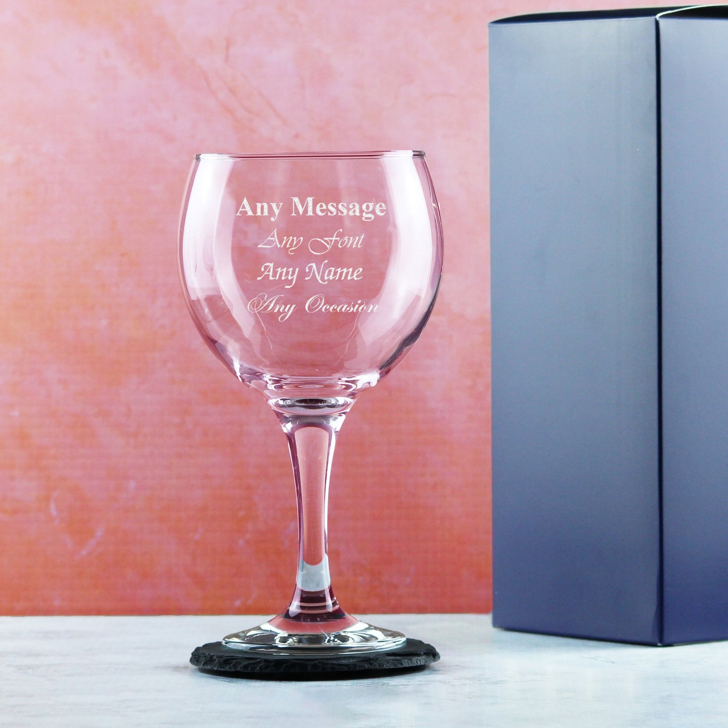 Personalised Engraved Custom Gin Glasses Birthday Wedding Gifts For Her Mum