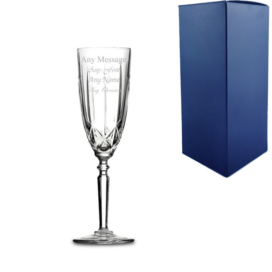 Engraved Orchestra Champagne Flute 7oz