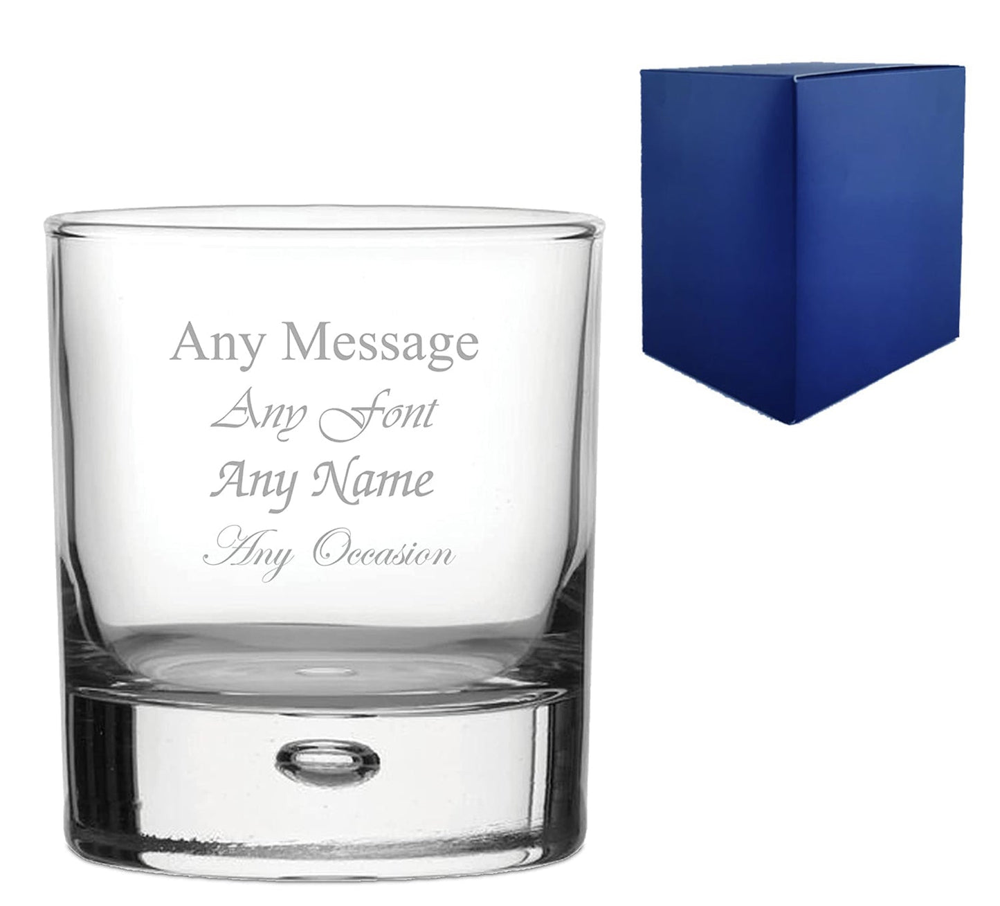 Personalised Engraved Whisky & Brandy Glasses With Gift Box