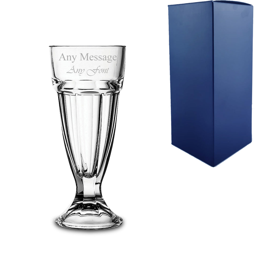 Engraved American Tall Ice Cream Cup 10oz With Gift Box