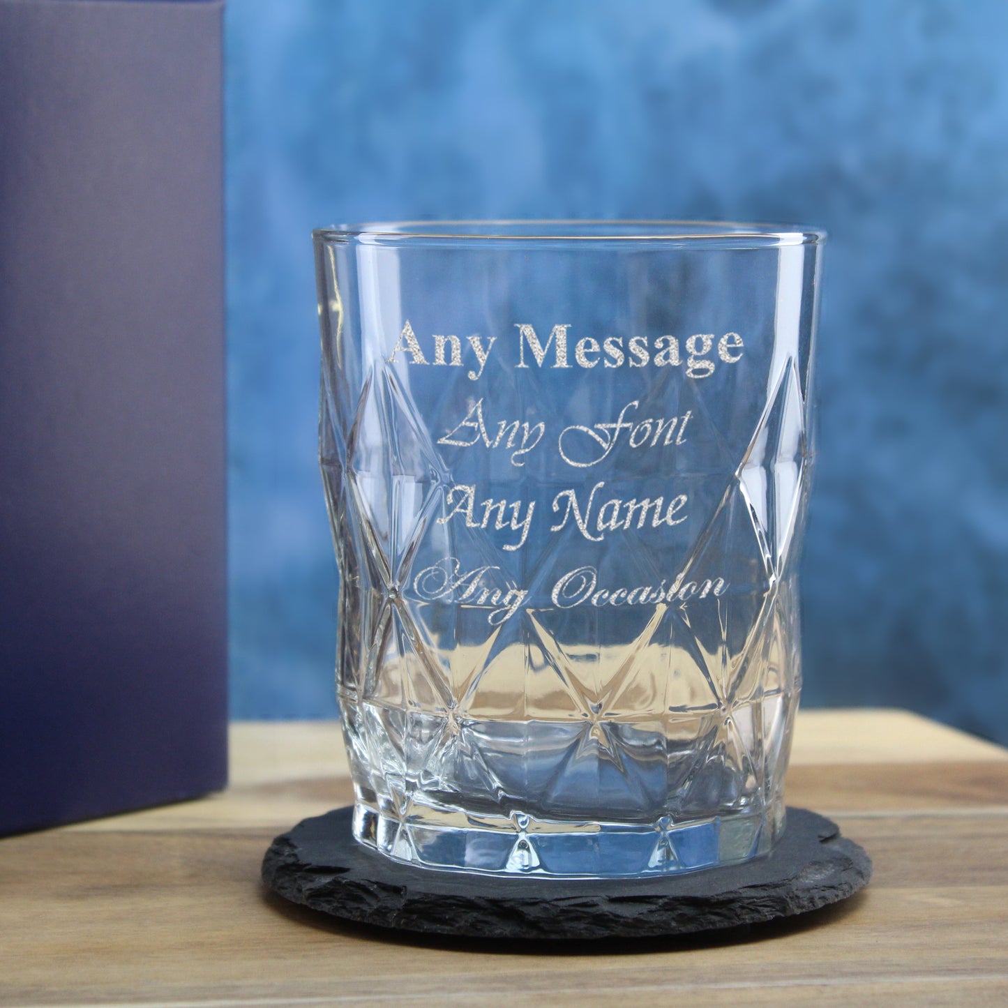 Personalised Engraved Whisky & Brandy Glasses With Gift Box