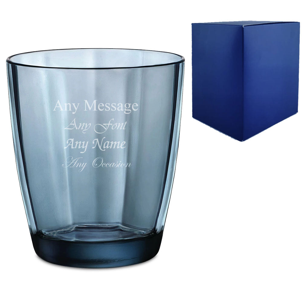 Engraved Whisky and Whiskey Glasses Collection with Gift Box, Any Message Personalization