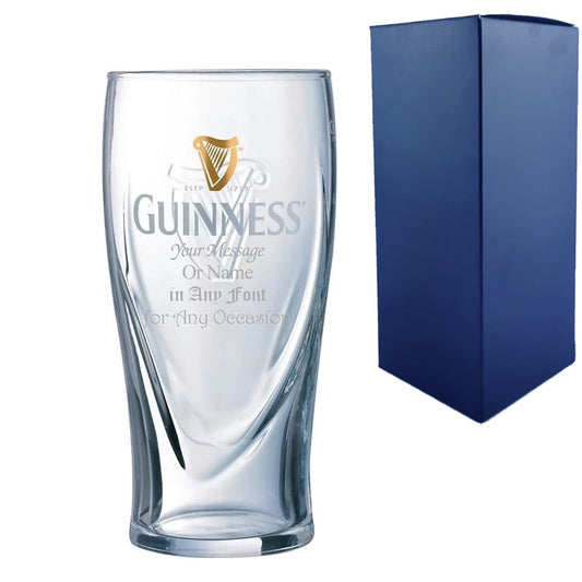 Personalised Engraved Official Guinness Glass