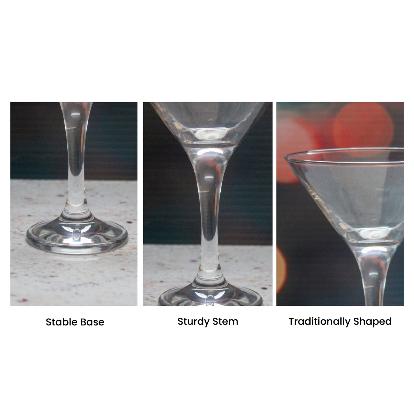 Engraved Petite Martini Cocktail Glass with Initials Design, Personalise with Any Name