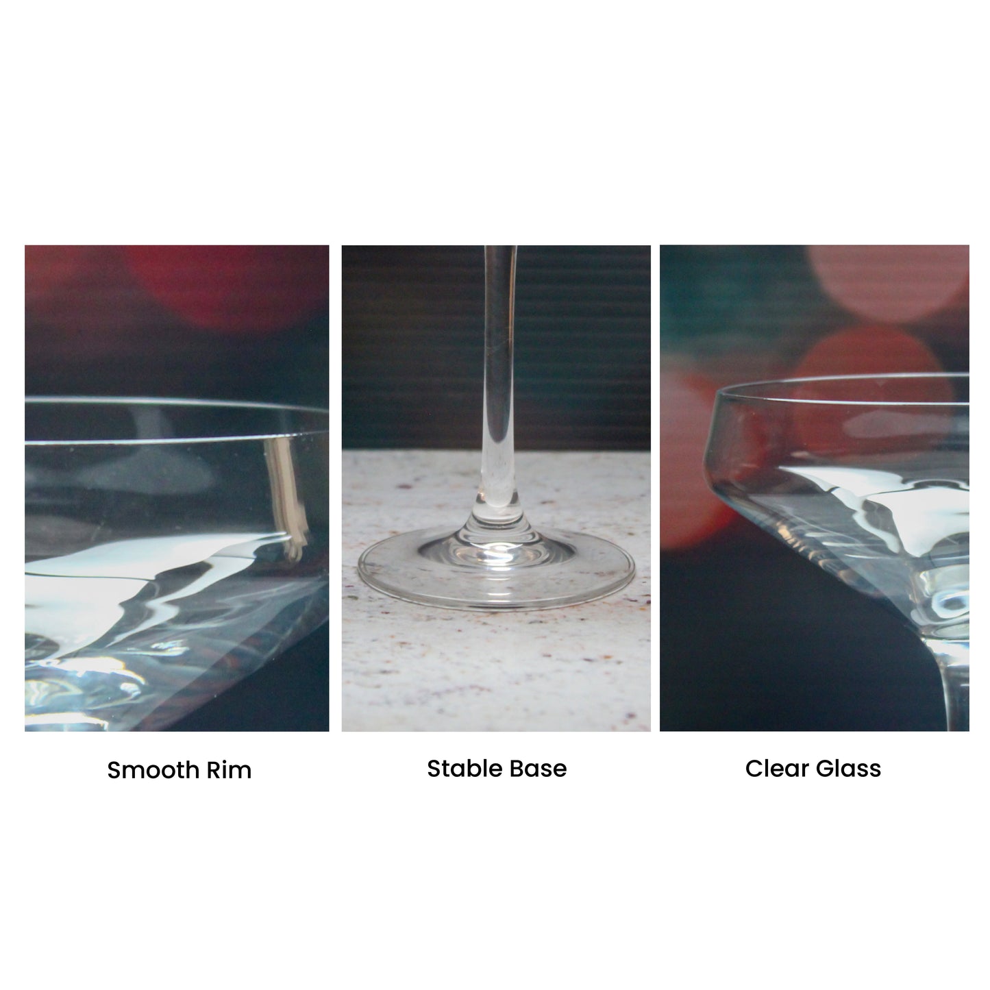 Engraved Cabernet Cocktail Champagne Saucer, Personalise with Any Name or Message