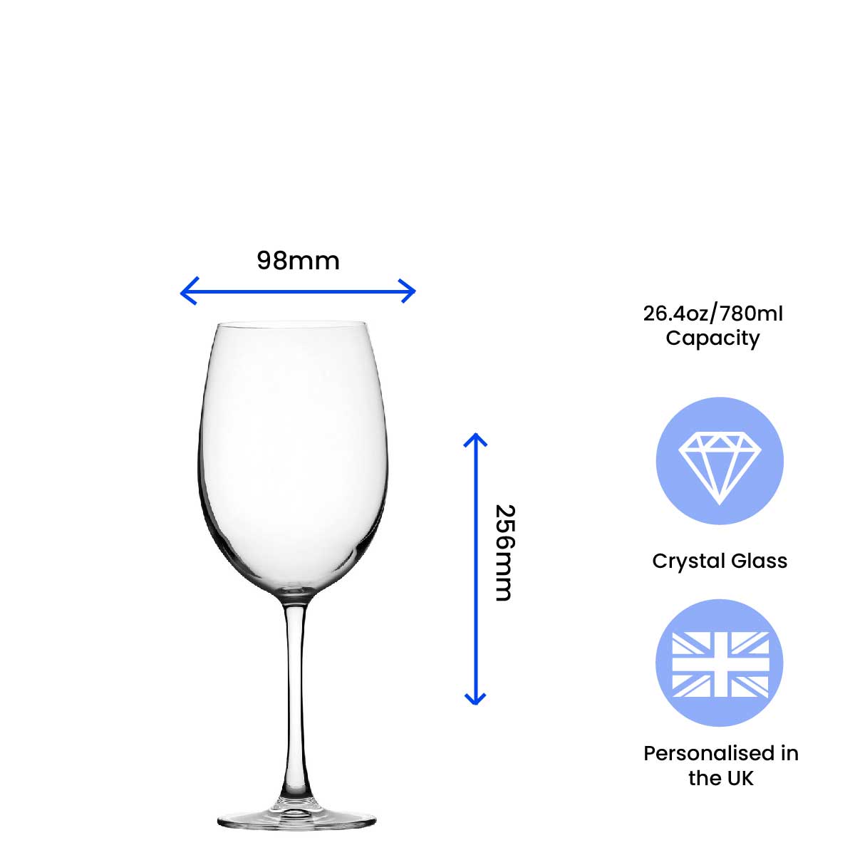 Engraved Wine Glass with Personalized Message Elegant Gift Presentation Keepsake