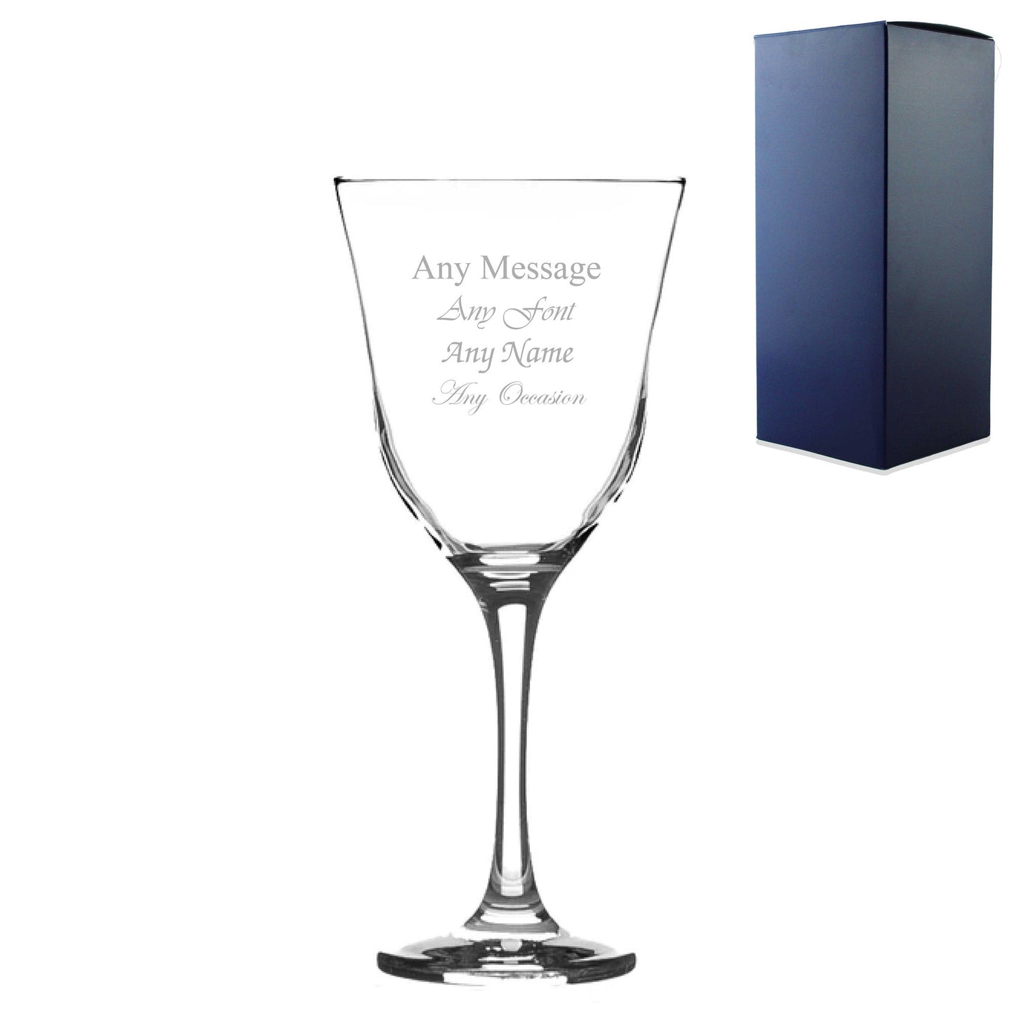 Engraved Wine Glasses — Infinity, Classic, Primetime, Tromba, Tallo & Enoteca Designs