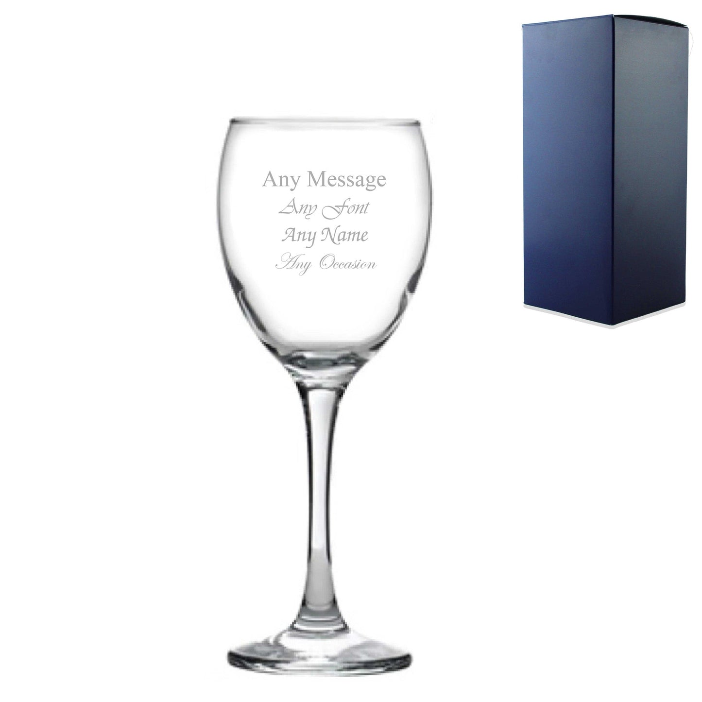 Engraved Wine Glasses — Infinity, Classic, Primetime, Tromba, Tallo & Enoteca Designs