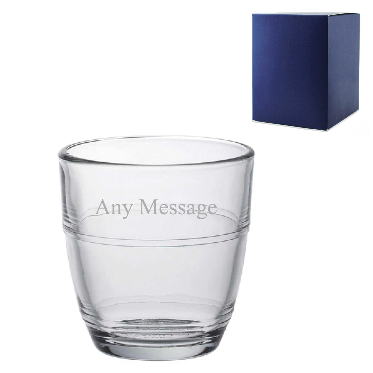 Engraved 90ml Curved Stacking Tumbler with Gift Box