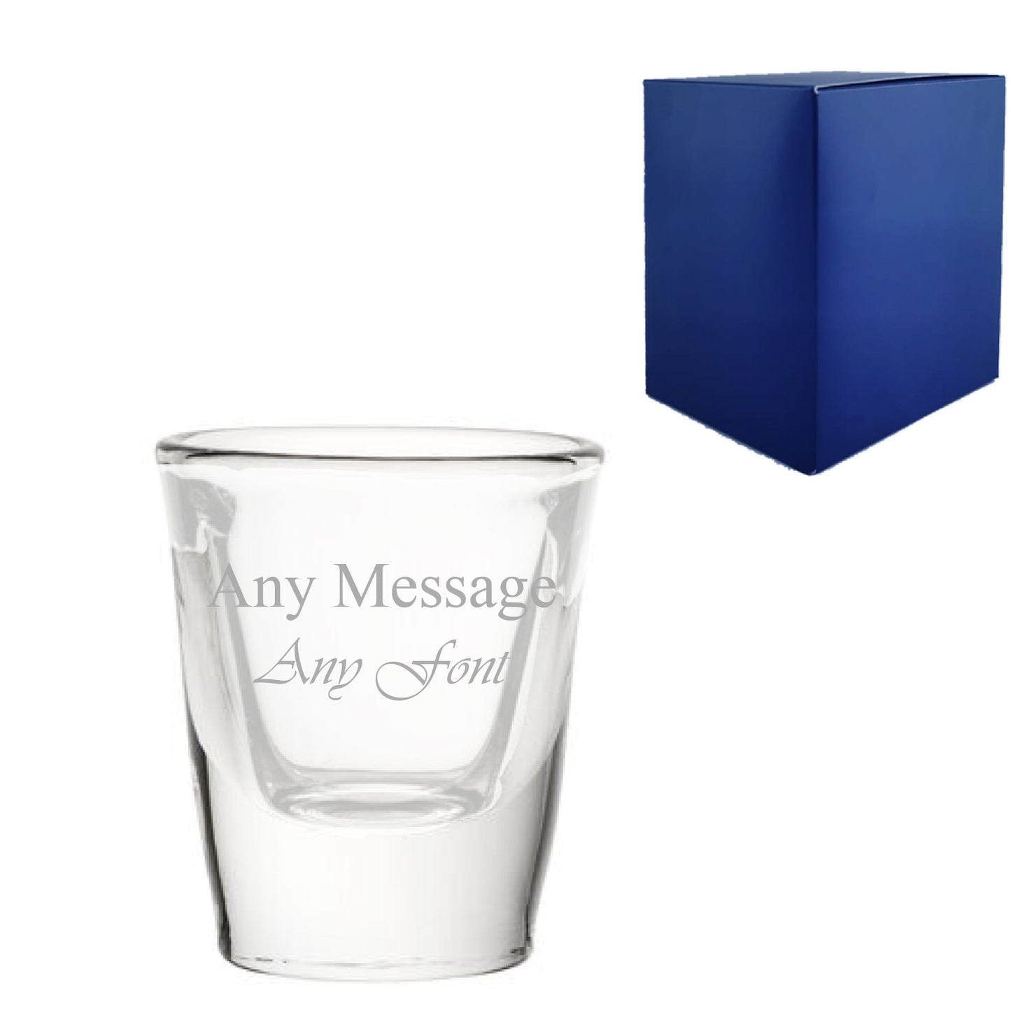 Engraved American Shot Glass 1oz/30ml, Any Message