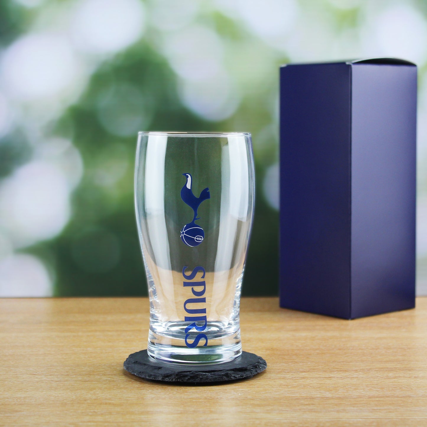 Engraved Tottenham Hotspur 20oz Tulip Pint Glass, Gift Boxed