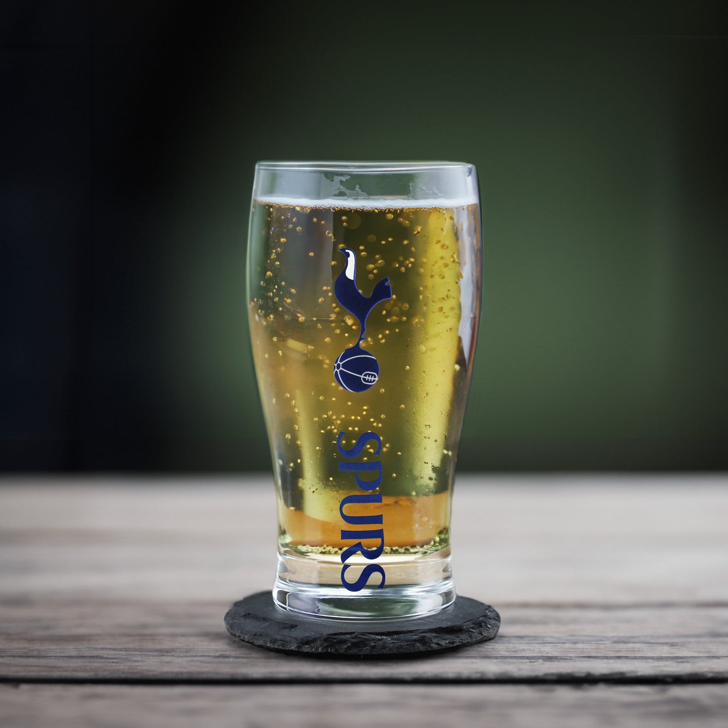 Engraved Tottenham Hotspur 20oz Tulip Pint Glass, Gift Boxed