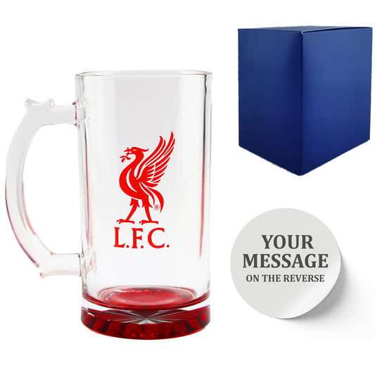 Engraved Official Liverpool 20oz Beer Mug, Gift Boxed