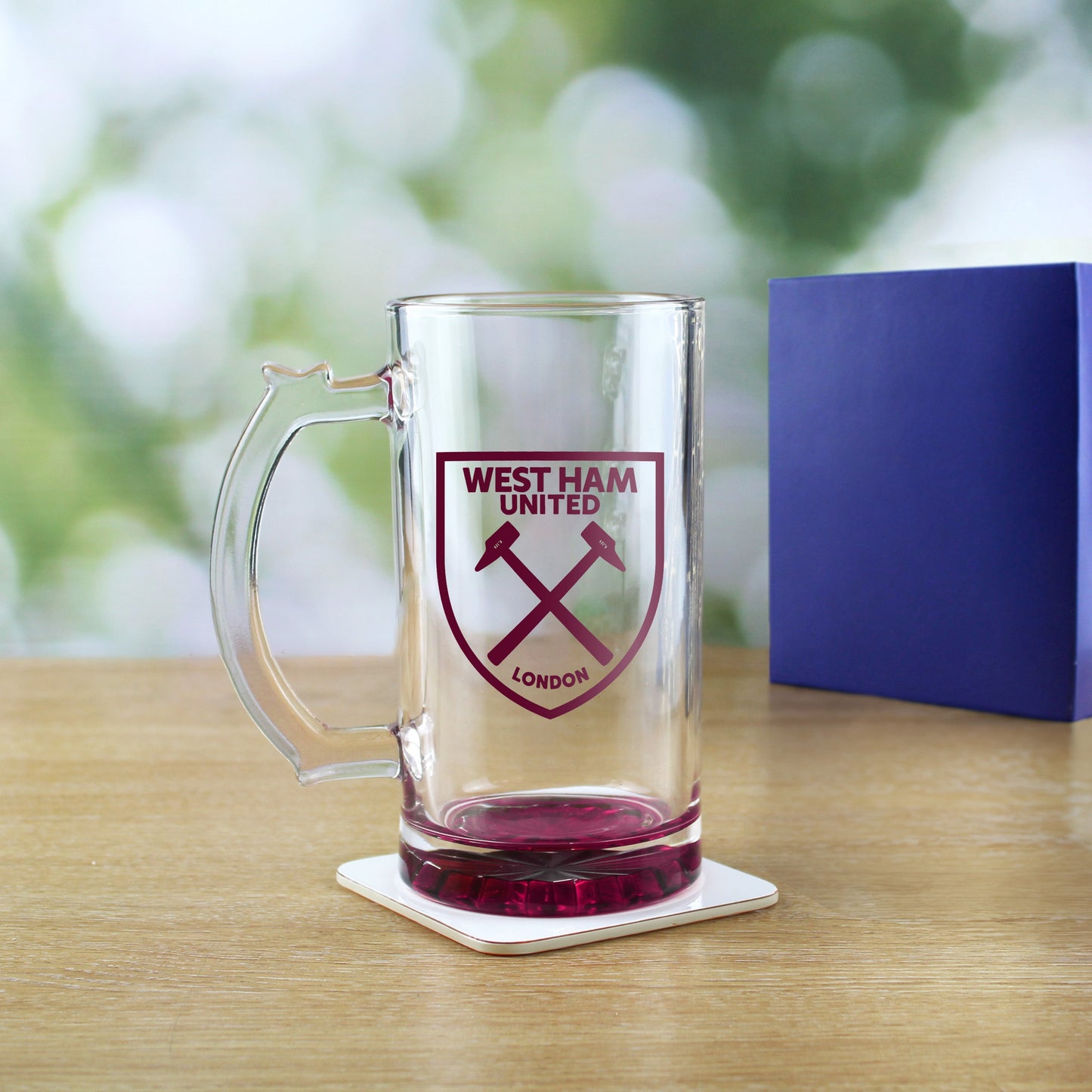 Engraved Official West Ham 20oz Beer Mug, Gift Boxed