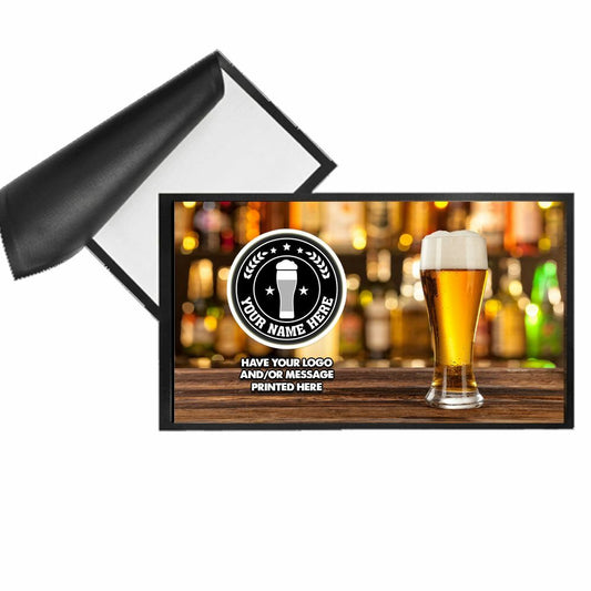 Personalised Printed Bar Runner 440mm x 250mm - Add any name and wording of your chosing