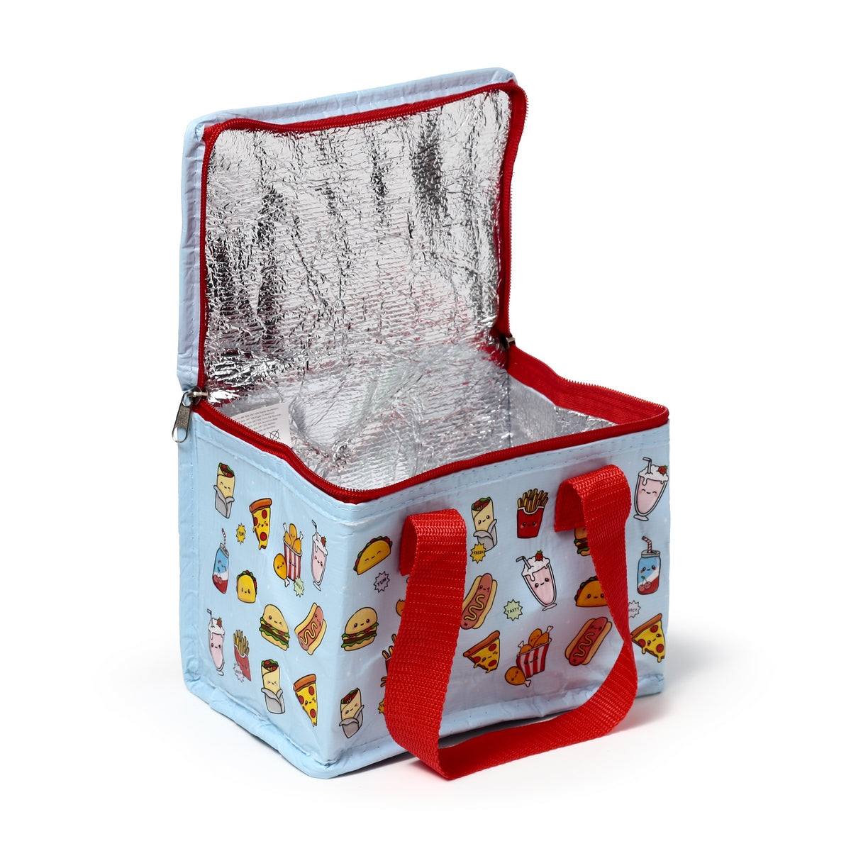 Foodiemals Insulated Cool Bag Lunch Bag Recycled Plastic - 20cm