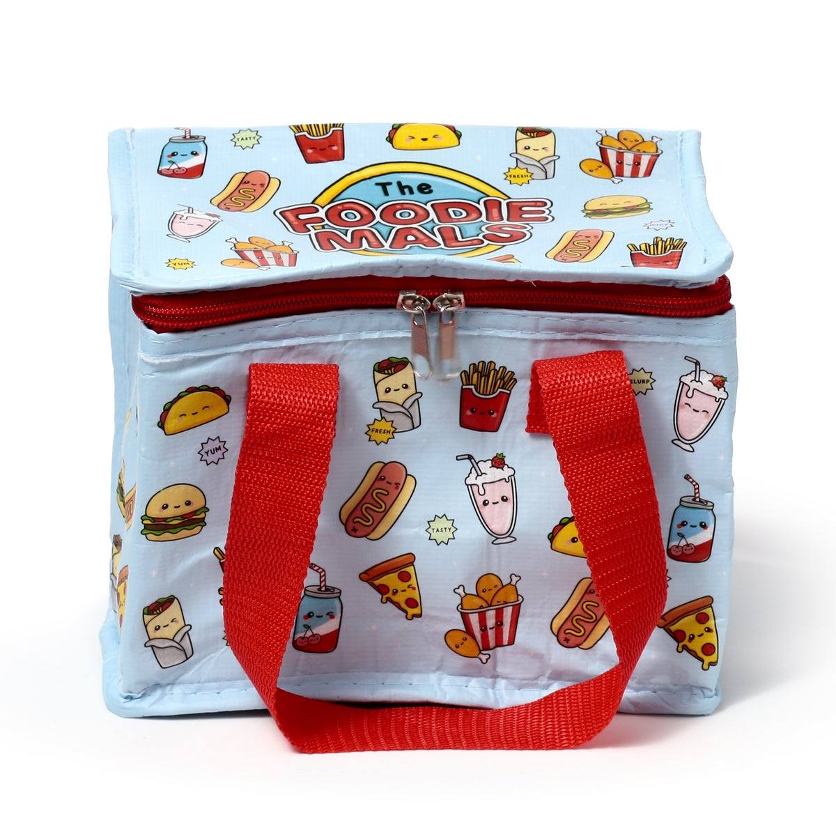 Foodiemals Insulated Cool Bag Lunch Bag Recycled Plastic - 20cm