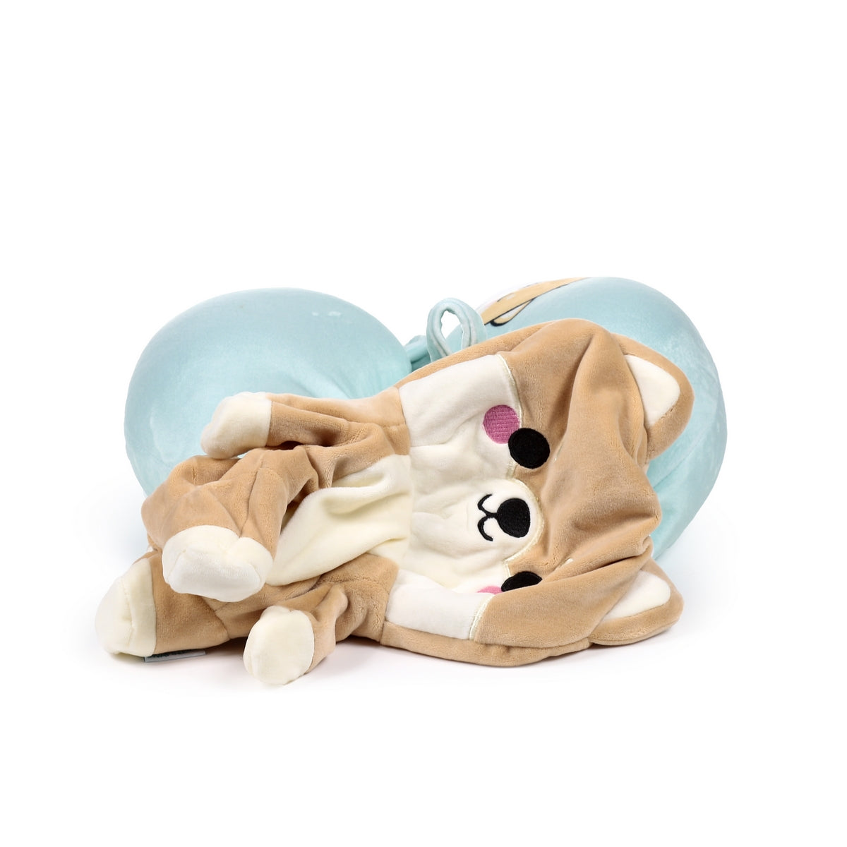 Adoramals Shuggs Shiba Inu Travel Pillow Toy
