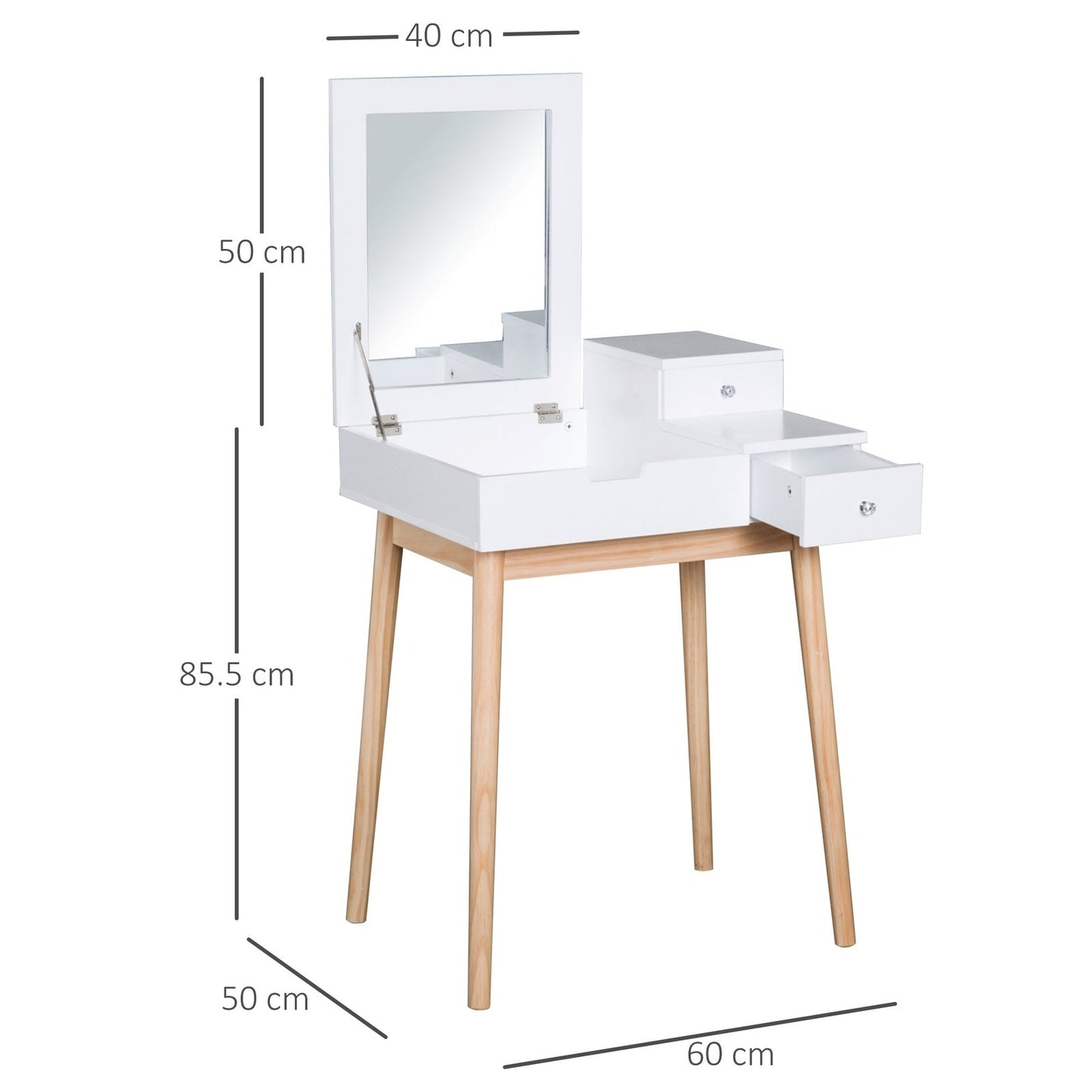 Medium-density fibreboard dresssing table