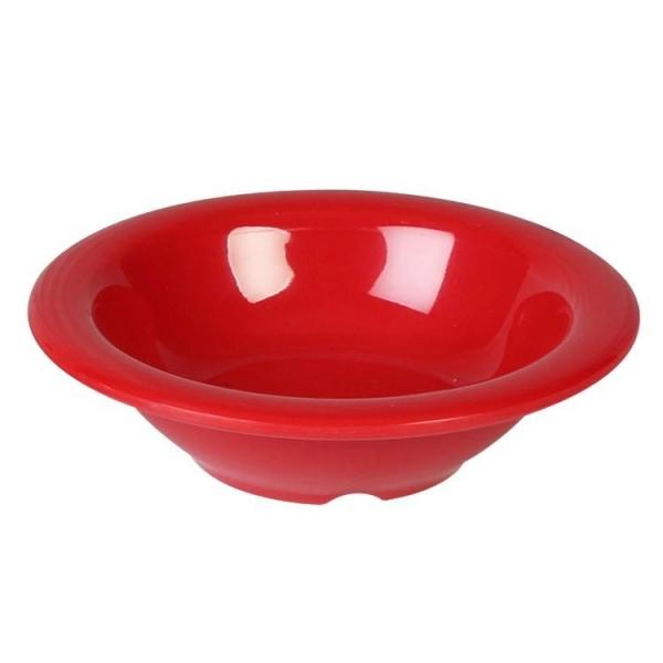 Melamine Pure Red Salad Bowl 384ml - Pack Of 12