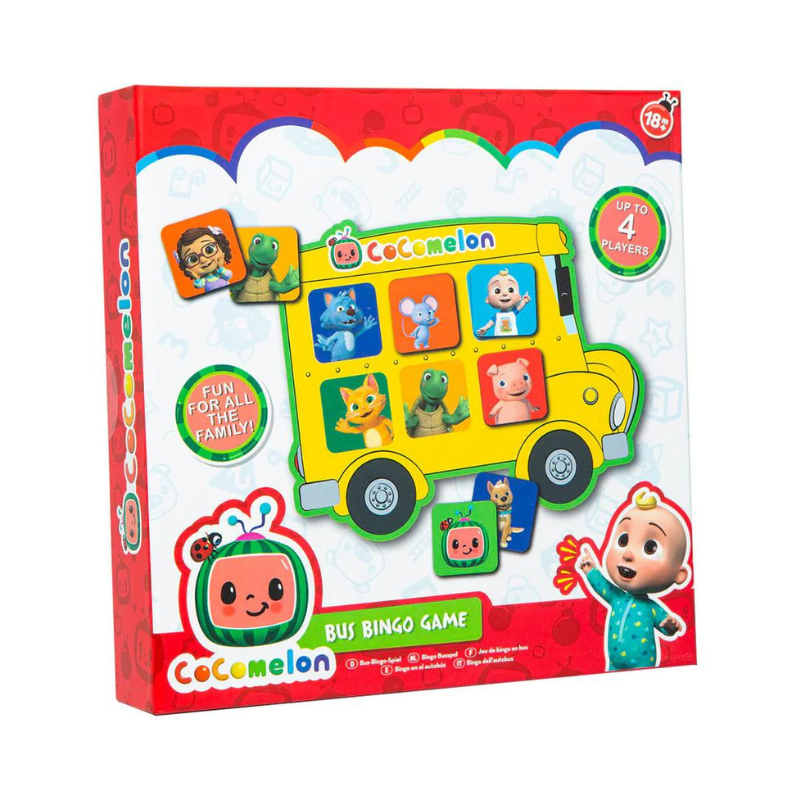 Wholesale Cocomelon Bus Bingo Board Game - (Case of 24)