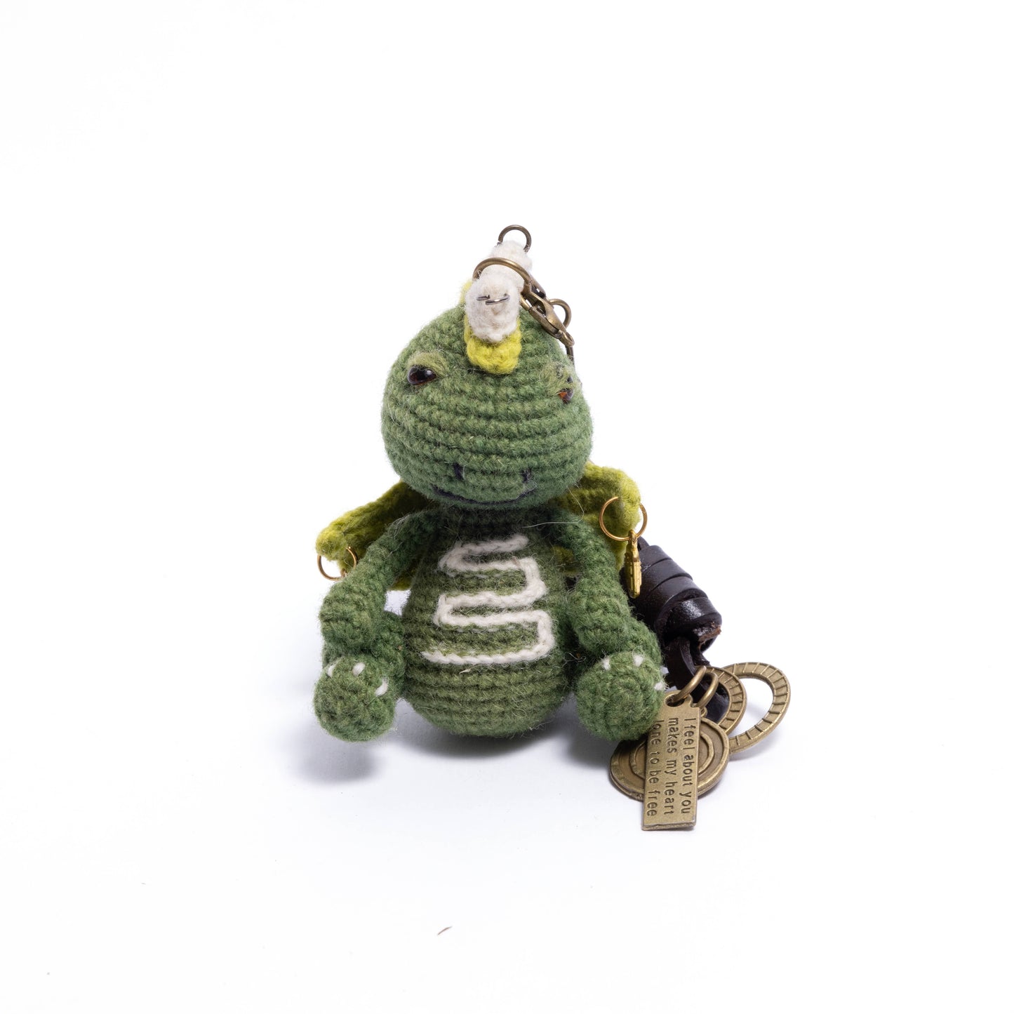 Shetland wool Amigurumi Bag Charm