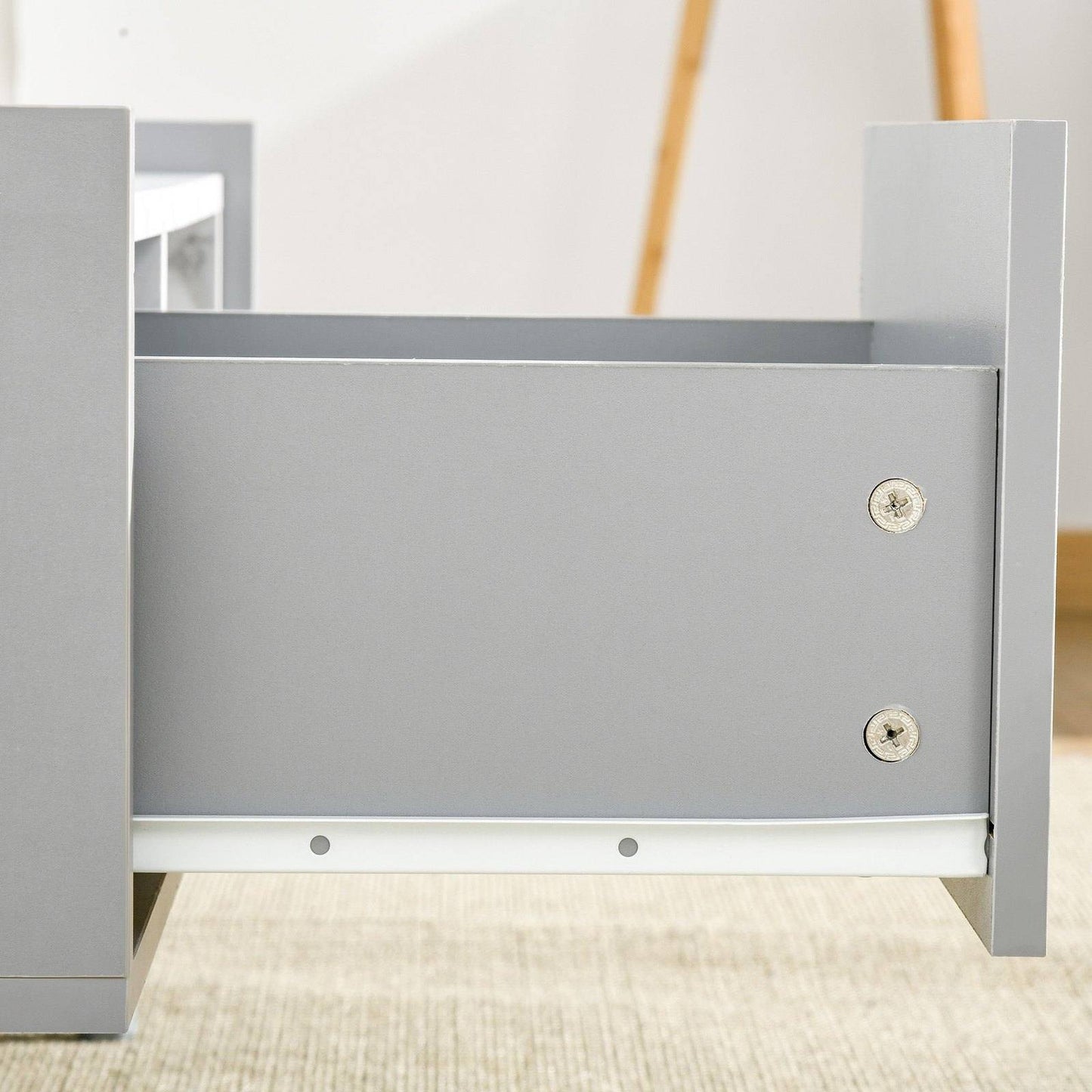 Modern Coffee Table with Marble Effect