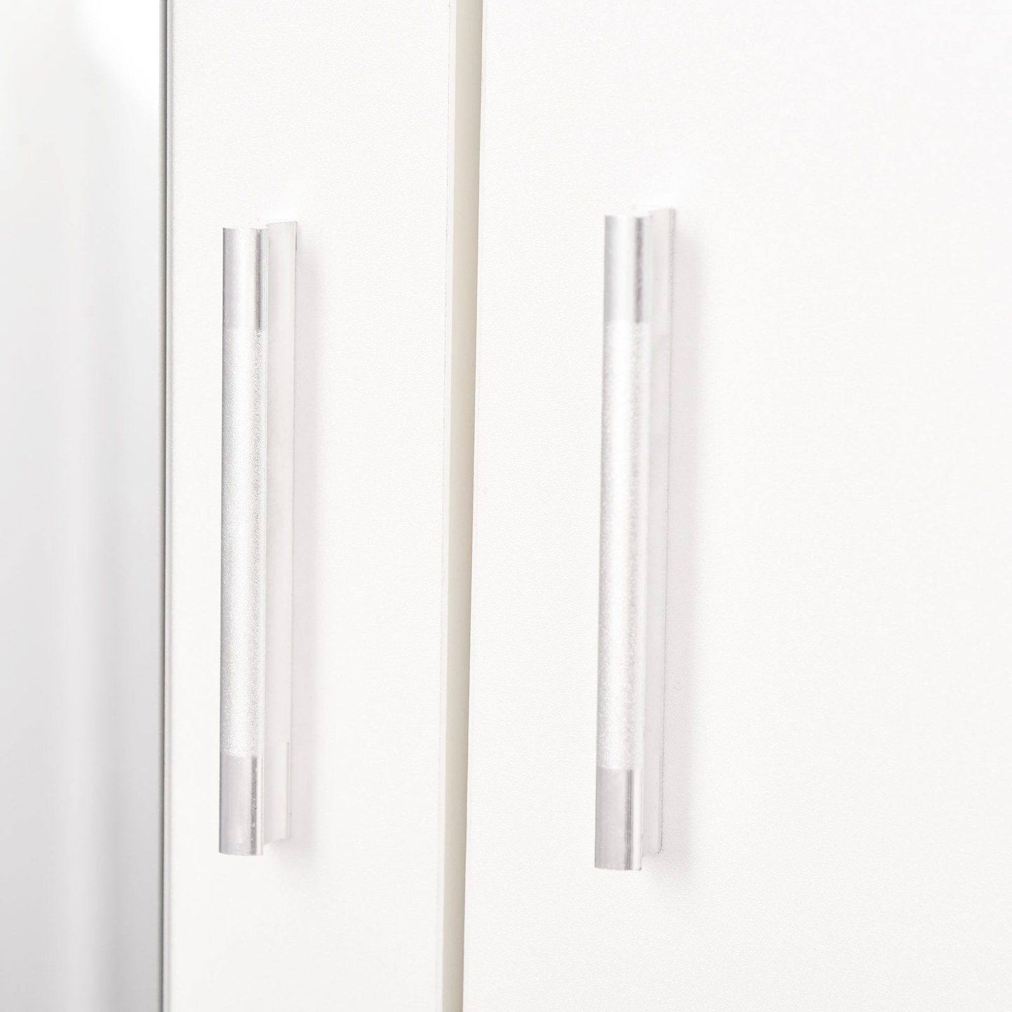 Modern Mirror Wardrobe 2 Door Storage Cupboards Home Storage Organisation Furniture with Adjustable Shelf