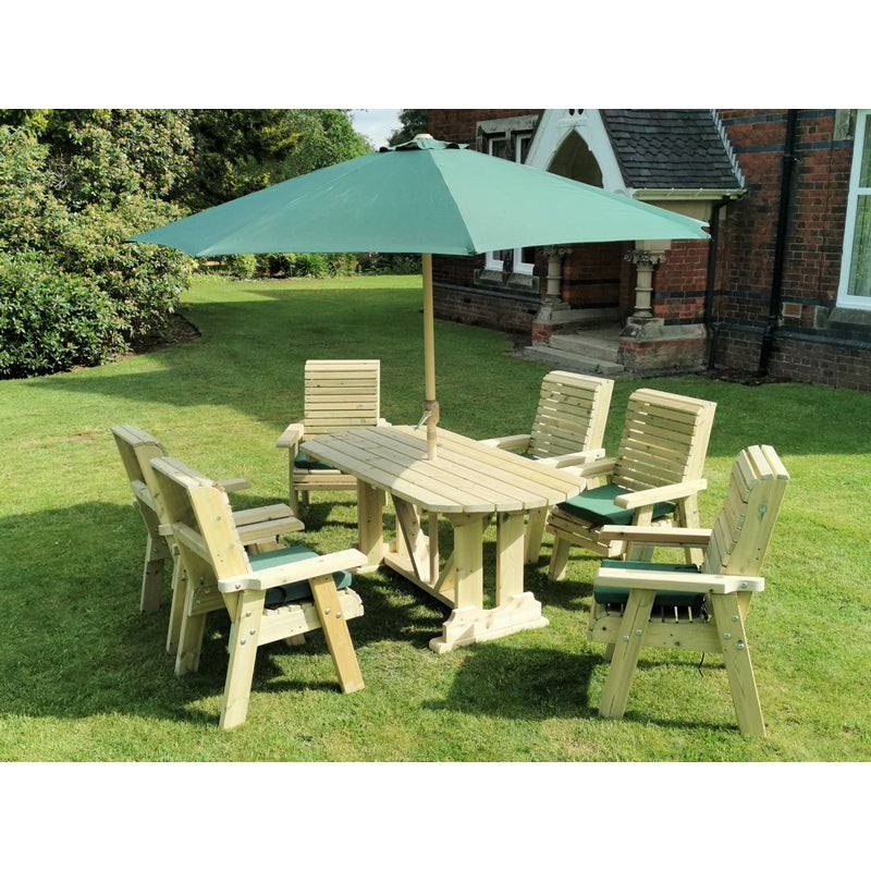 Ergo Garden Patio Dining Set by Croft - 6 Seat