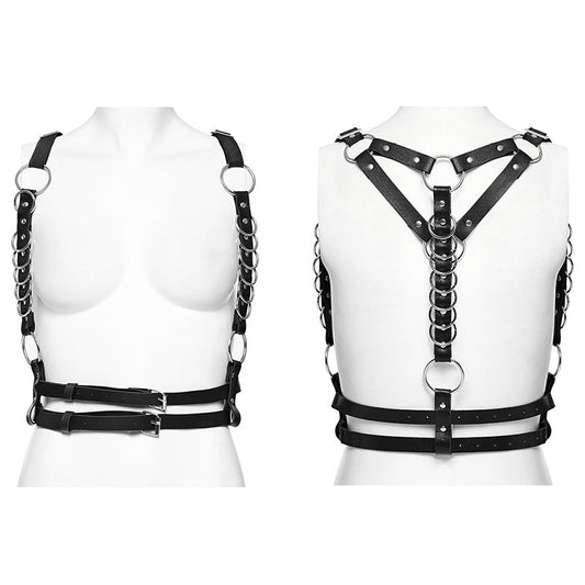 Punk Rave Elara O-ring Harness Belt
